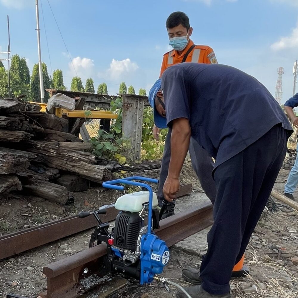 Rail drilling machine indonesia 1 scaled