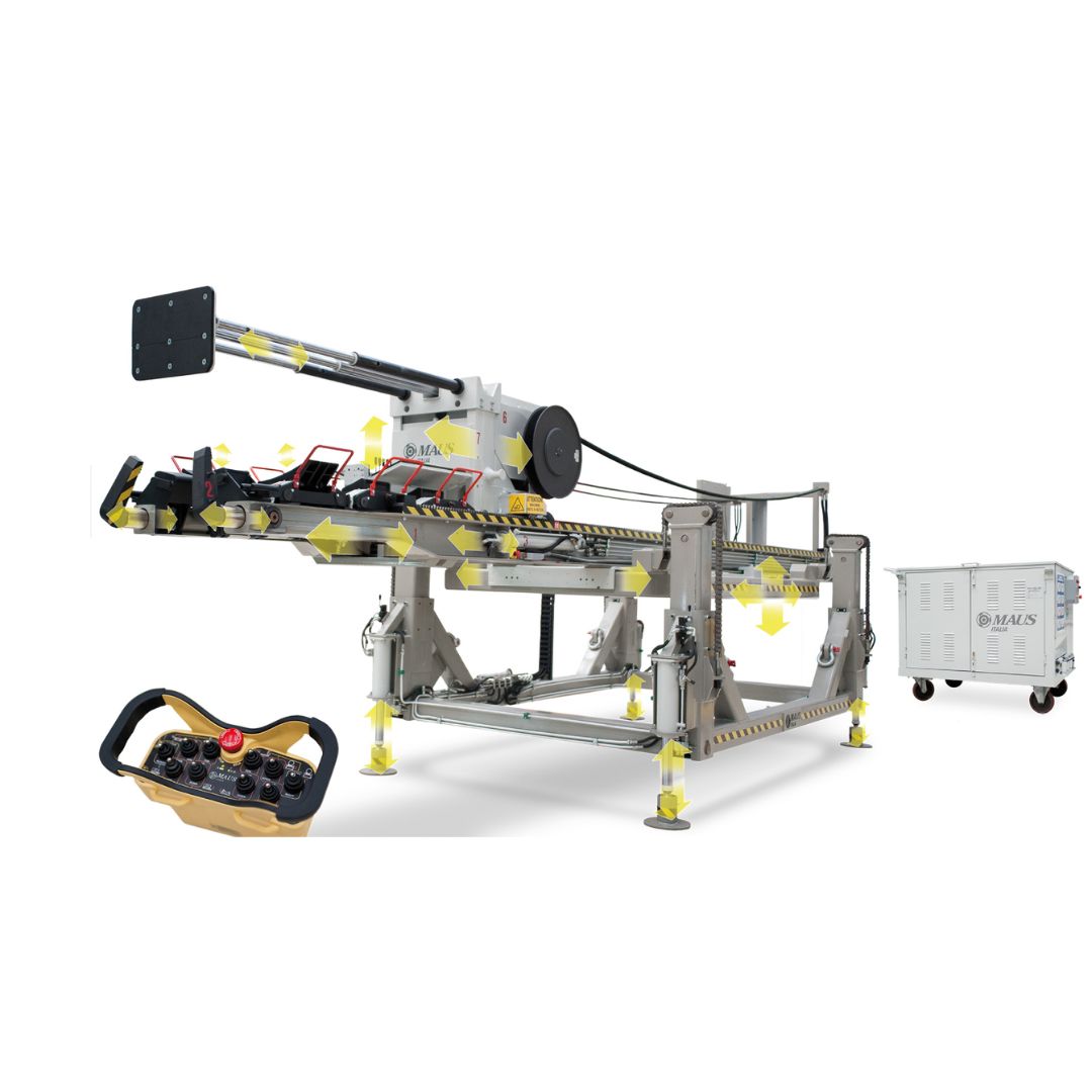 Tube Bundle Inserter Puller for Fixed-location Heat Exchangers