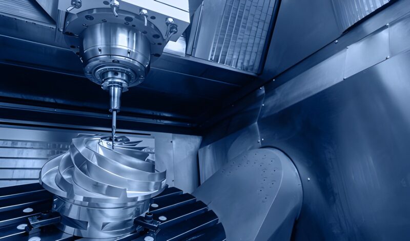 Milling, drilling, cutting scenes with technical precision
