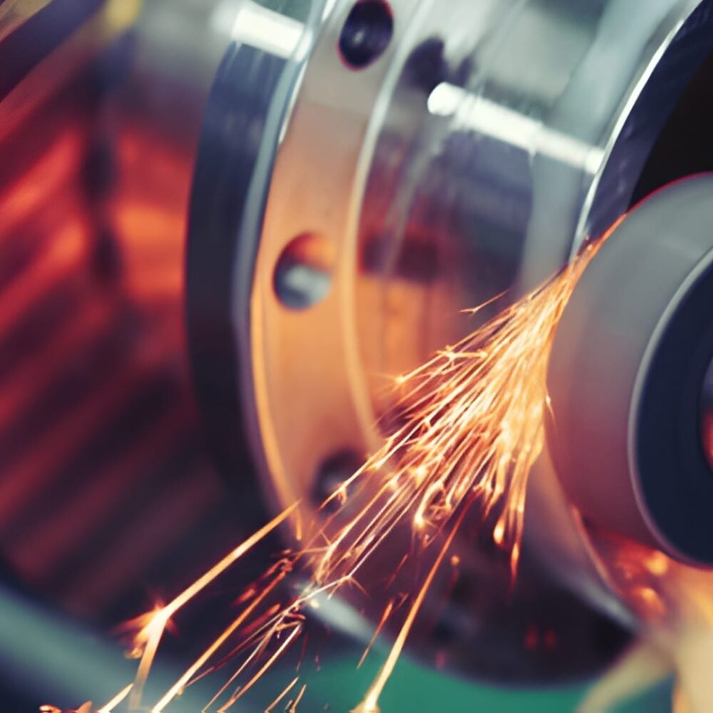 Milling, drilling, cutting scenes with technical precision