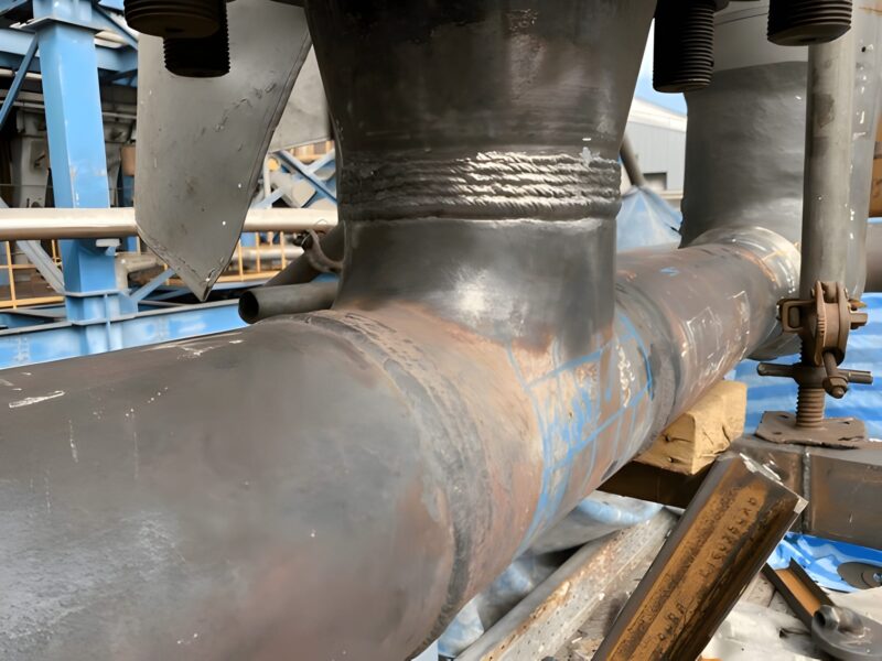 Pipa besi pipe fabrication site