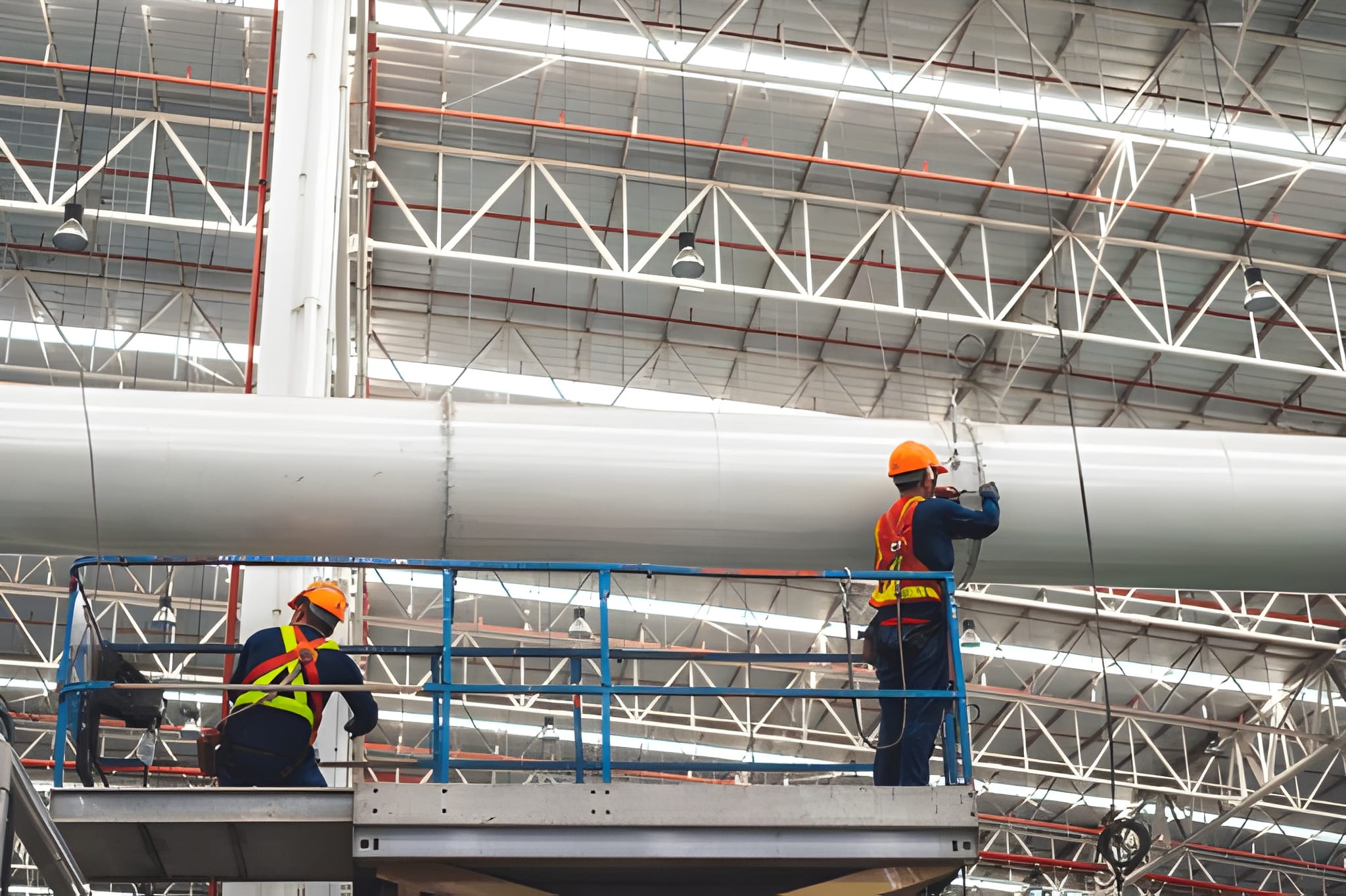 Pipa besi pipe fabrication site