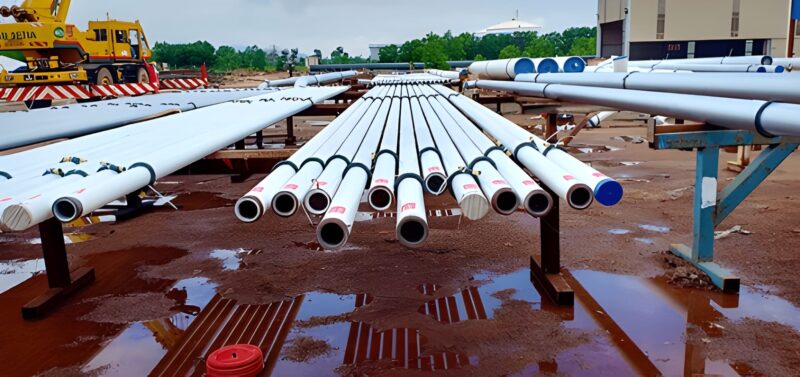 Pipa besi pipe fabrication site